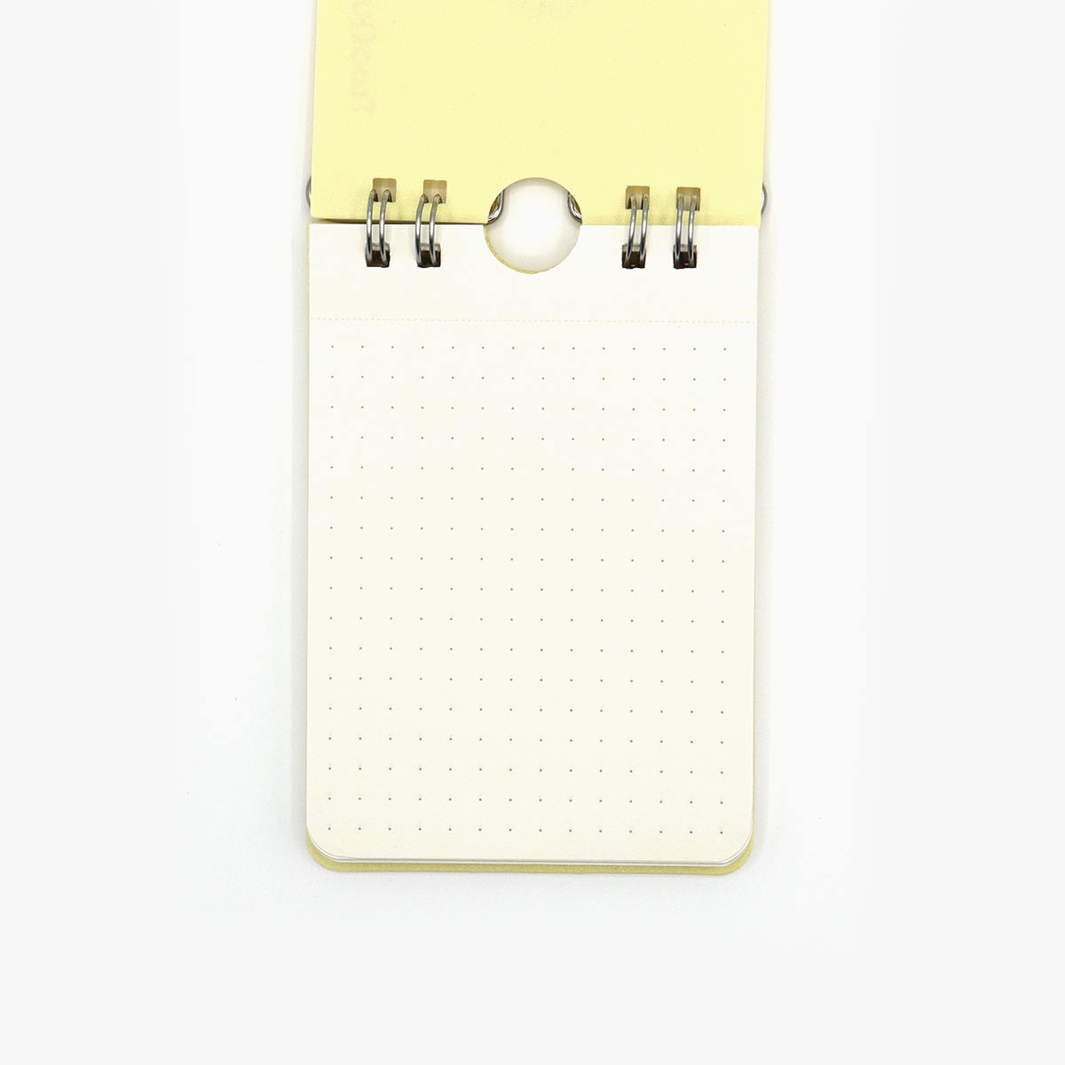 TwoDucks　ハンギングリングメモ 60枚　A7　 アイボリーイエロー TD0008