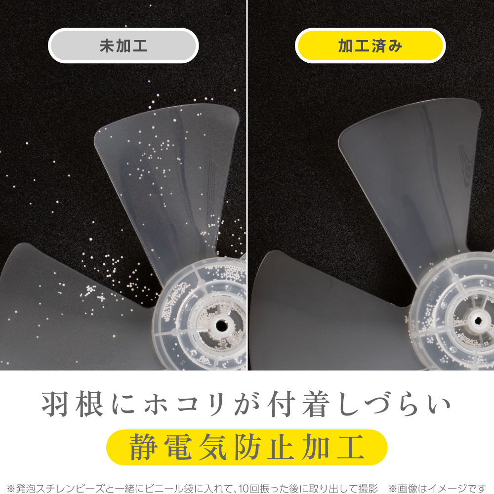  ゼピール メリモコン式リビング扇風機　ZFL-A3EC-W