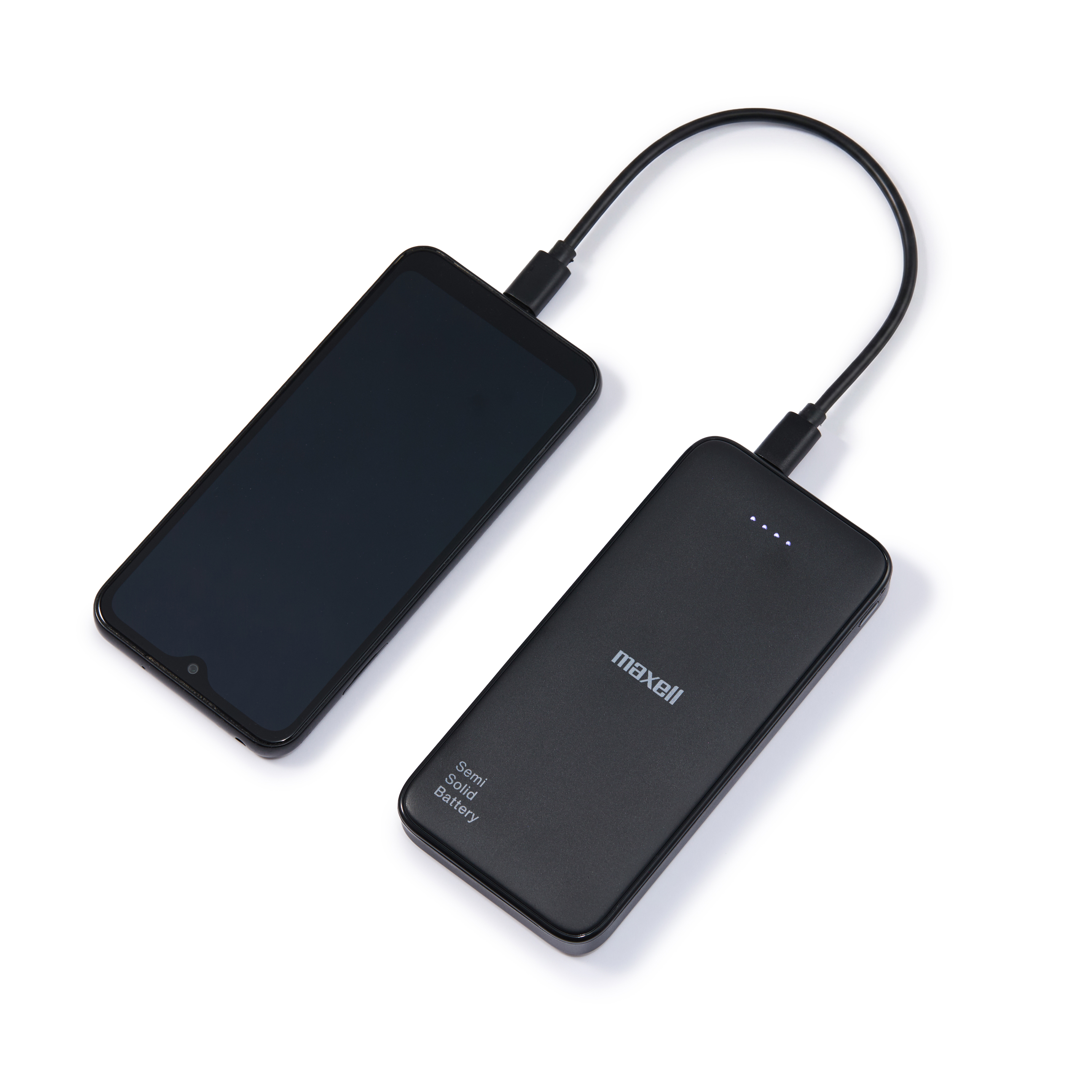 マクセル 【PSE適合品】半固体電池採用モバイル充電バッテリー MPC-CSSB10000BK