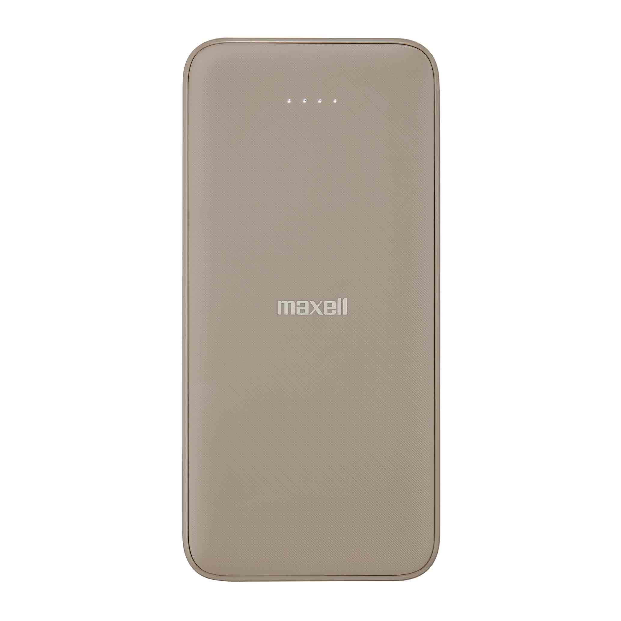 マクセル Maxell  USB Type-C対応モバイルバッテリー 10000mAh 薄型コンパクト ベージュ　MPC-CE10000BE