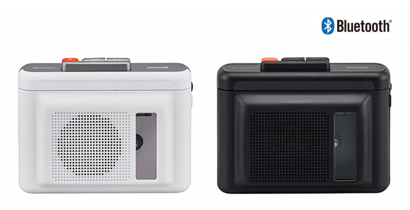  maxell スピーカー付きBluetooth対応ポータブルカセットプレーヤー MXCP-P100SWH