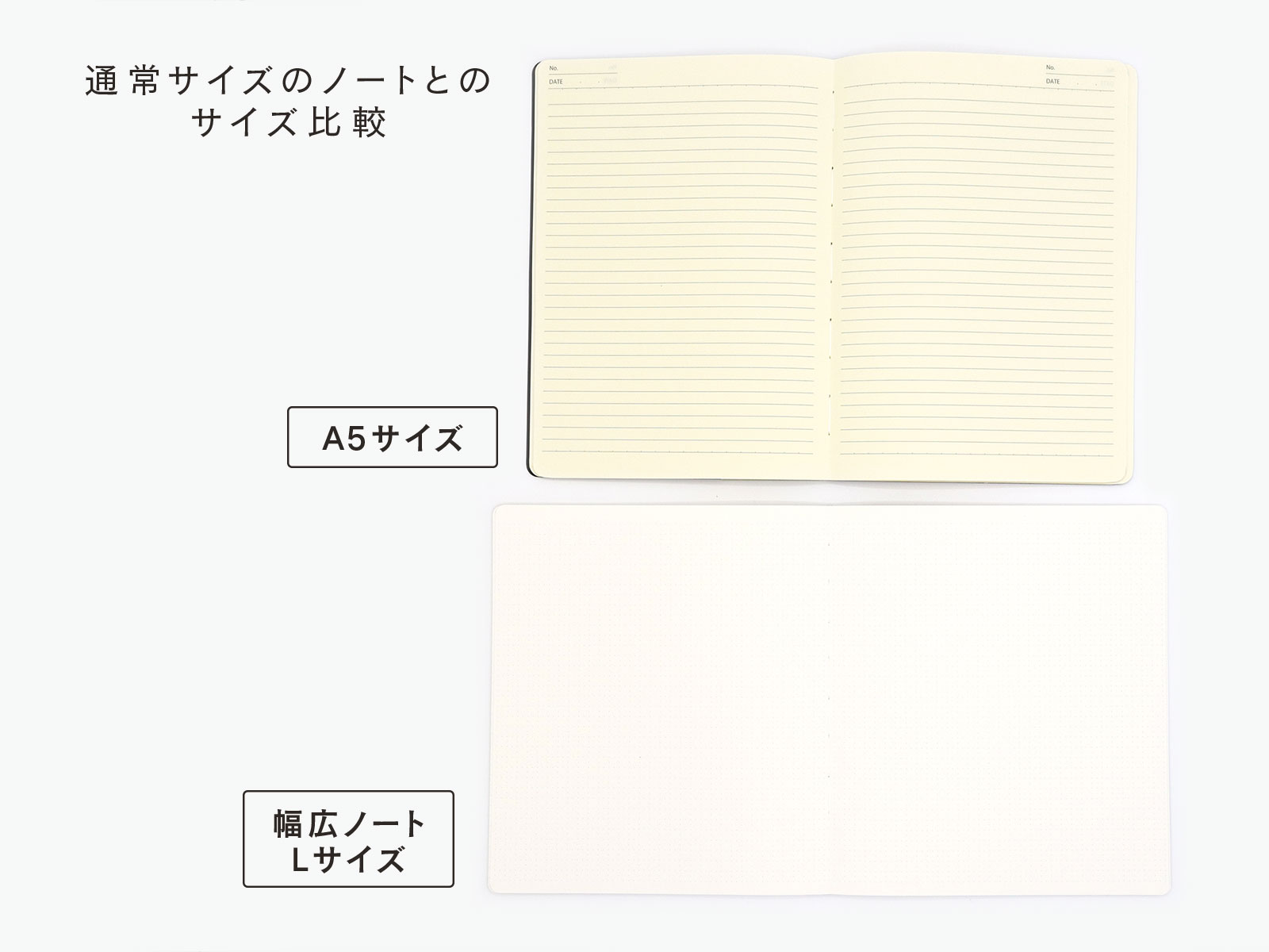 TwoDucks　幅が広いノート 60枚　 Mサイズ　ネイビー　TD0019