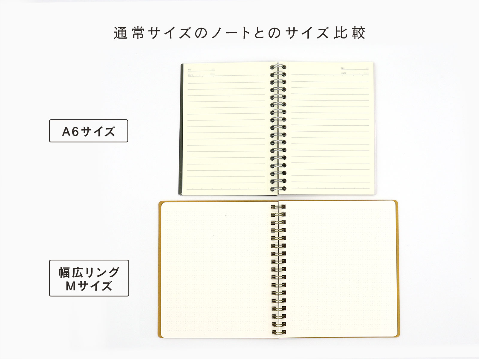 TwoDucks　幅が広いリングノート 60枚　Sサイズ　 ネイビー　TD0015