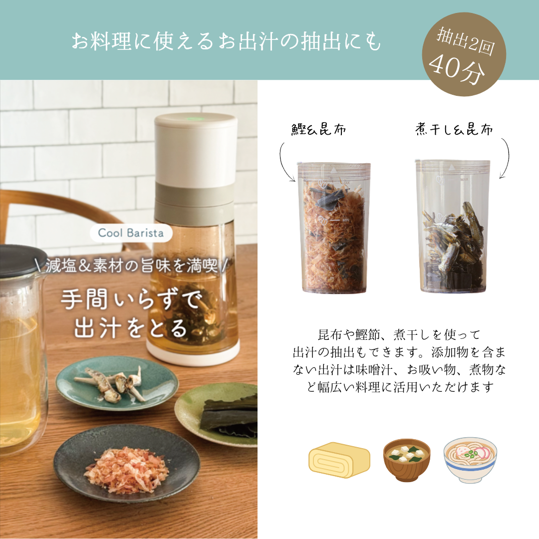 CCP　水出しコーヒーメーカーCool Barista Maxi BJ-CB05-WH