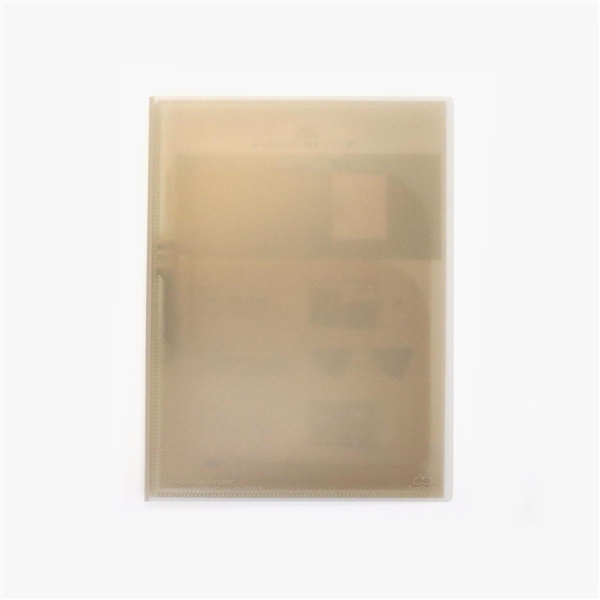TwoDucks　A4 クリアホルダー付 Zファイル　アイボリー　TD0028