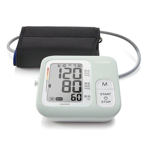 シチズン 上腕式血圧計 ペパーミント CHUG330 PM