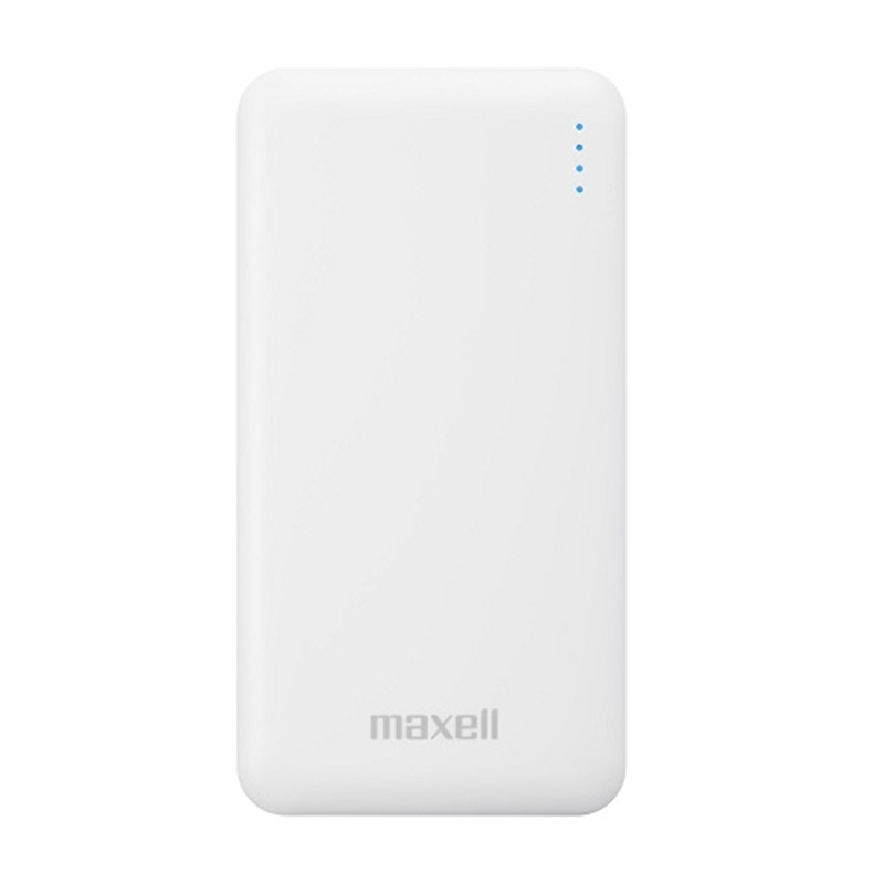 マクセル モバイル充電バッテリー ホワイト 容量：10,000mAh MPC-CD10000WH