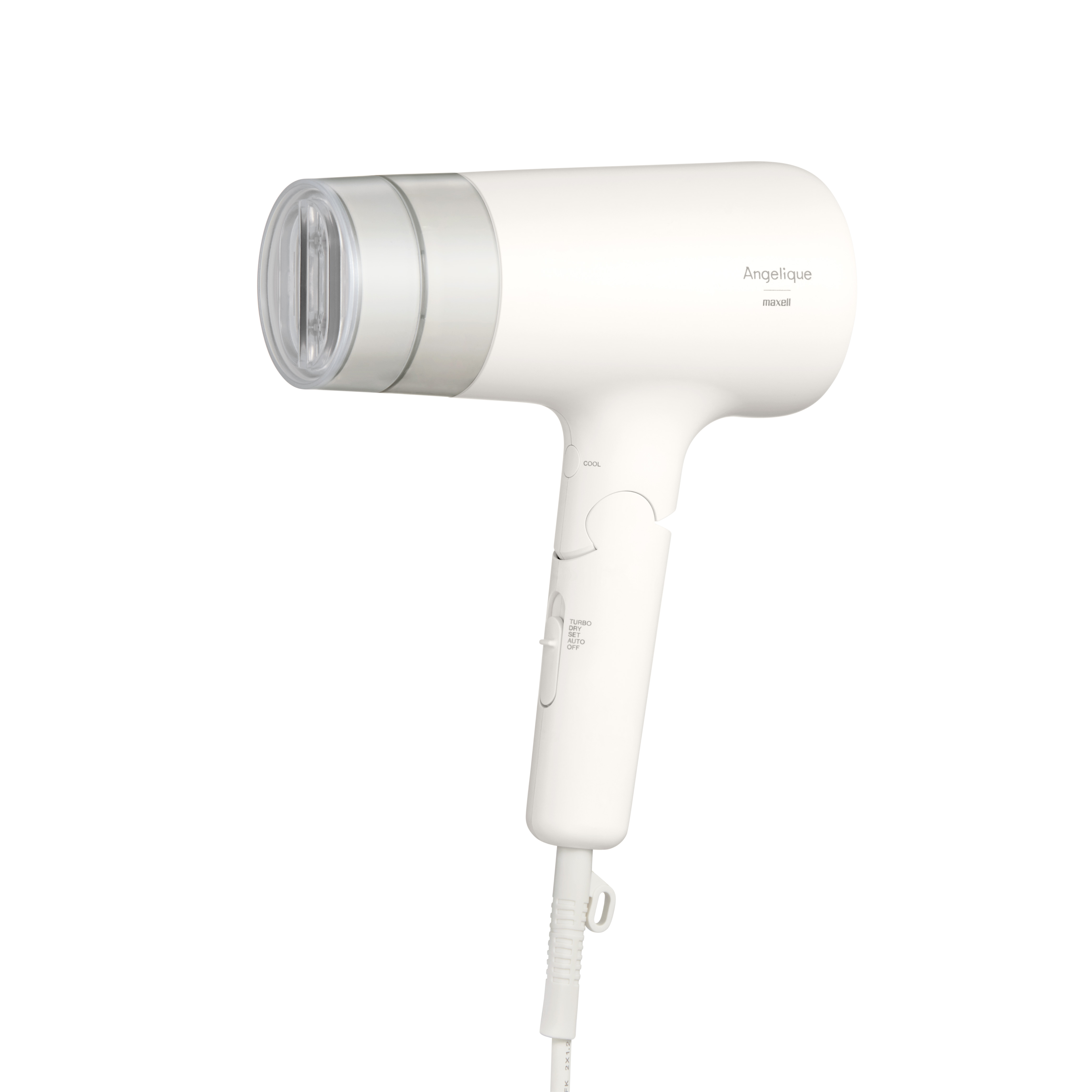 マクセル Angelique アンジェリーク プラズマイオンヘアドライヤー ホワイト MXDR-550A-WH