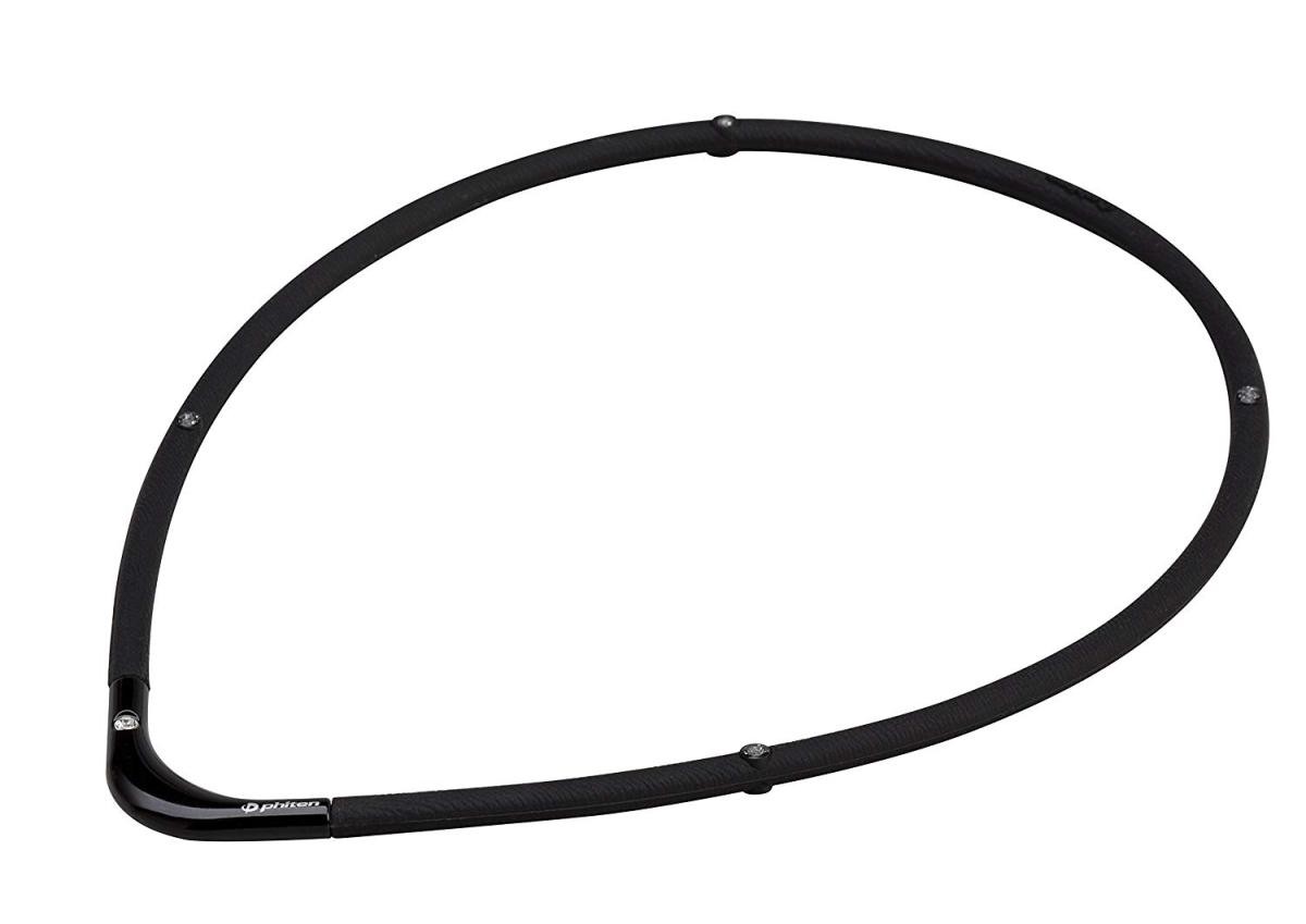 ファイテン ネックレス RAKUWA 磁気チタンネックレスS-|| ブラック×ブラック 45cm