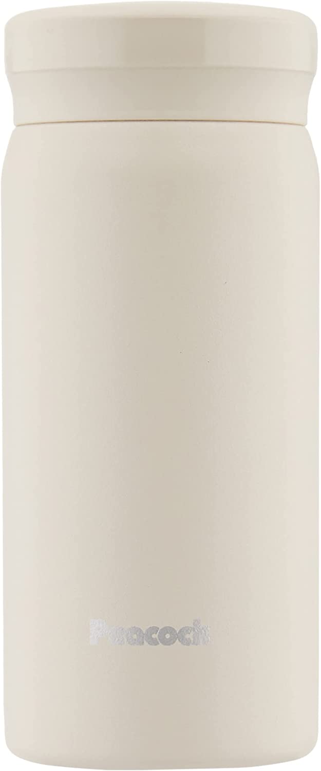 ピーコック ステンレス ボトル マグボトル 保温 保冷 200ml ミルクホワイト AKB-21(W)