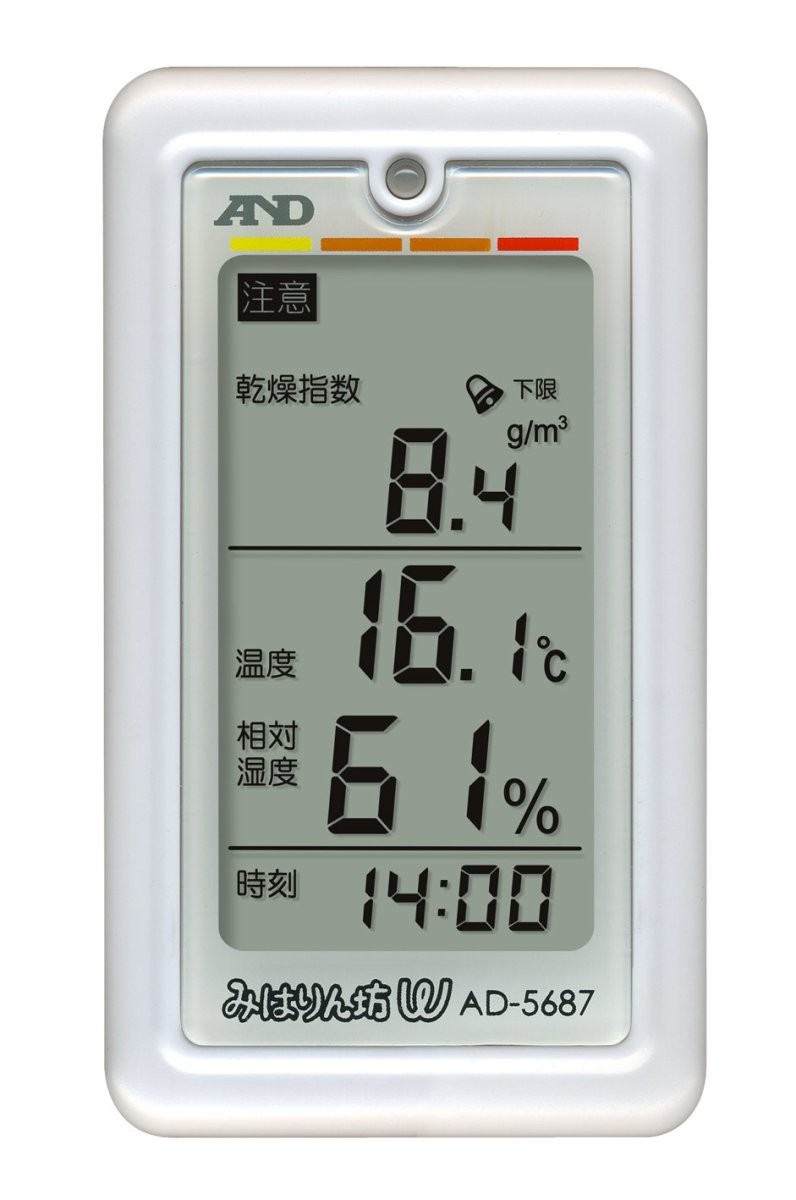 A&D 熱中症指数計／熱中症指数モニター みはりん坊ダブル AD-5687