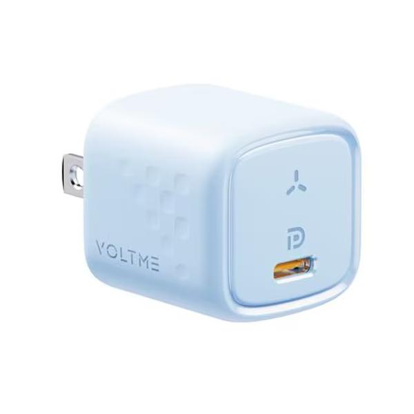 ボルトミー VOLTME USB急速充電器 Revo 30 mini USB PD（パワーデリバリー）対応 30W USB-C×1 ブルー V2093